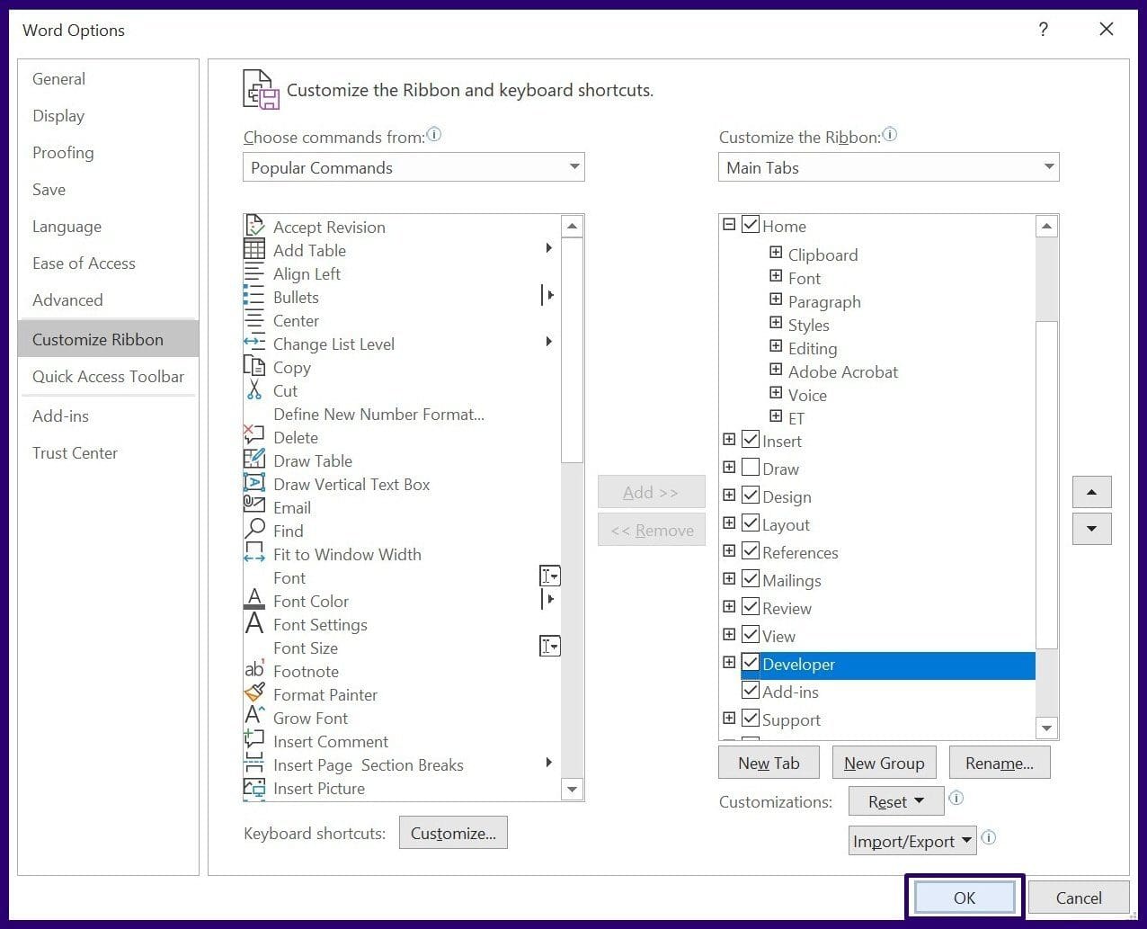 How to lock an image in microsoft word step 4