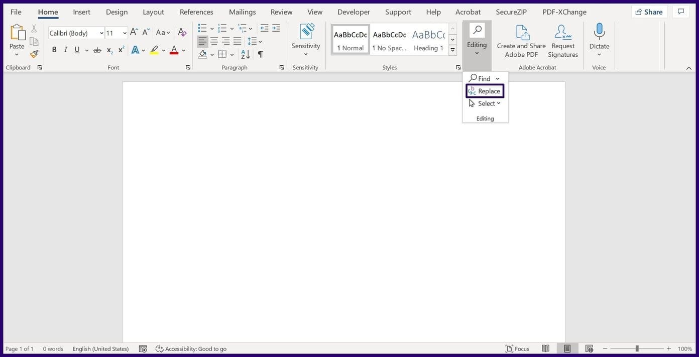 How to make use of find and replace on Microsoft Word step 14
