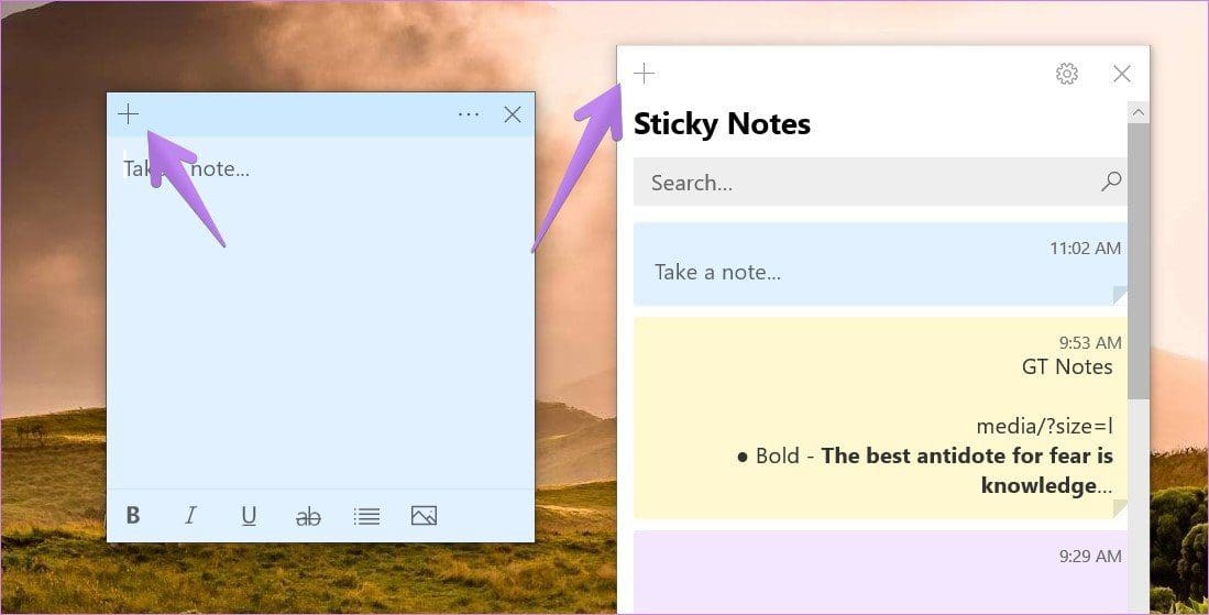 How to put sticky notes shortcut on desktop windows 12