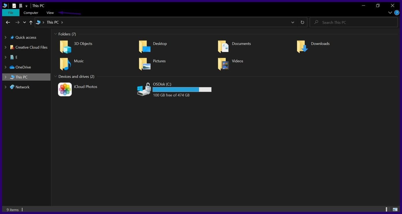 How to save spotlight images on windows 11 step 2