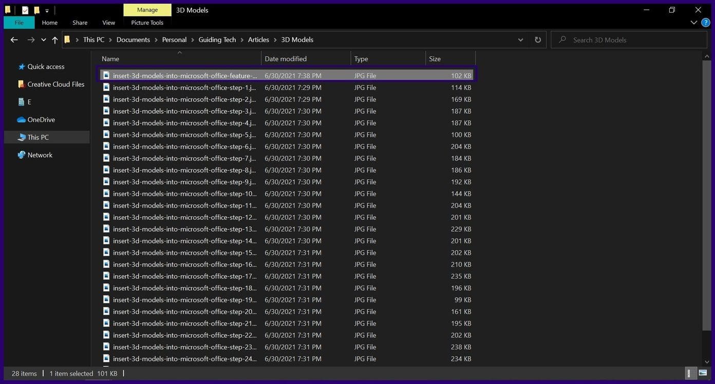How to select multiple files on file explorer windows 10 step 6