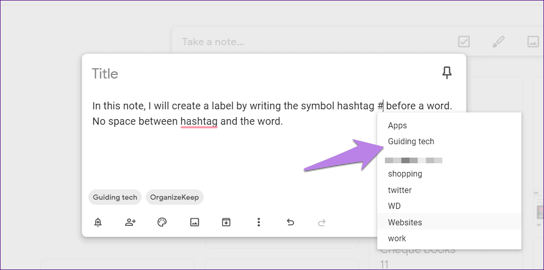 How to use labels in google keep 13
