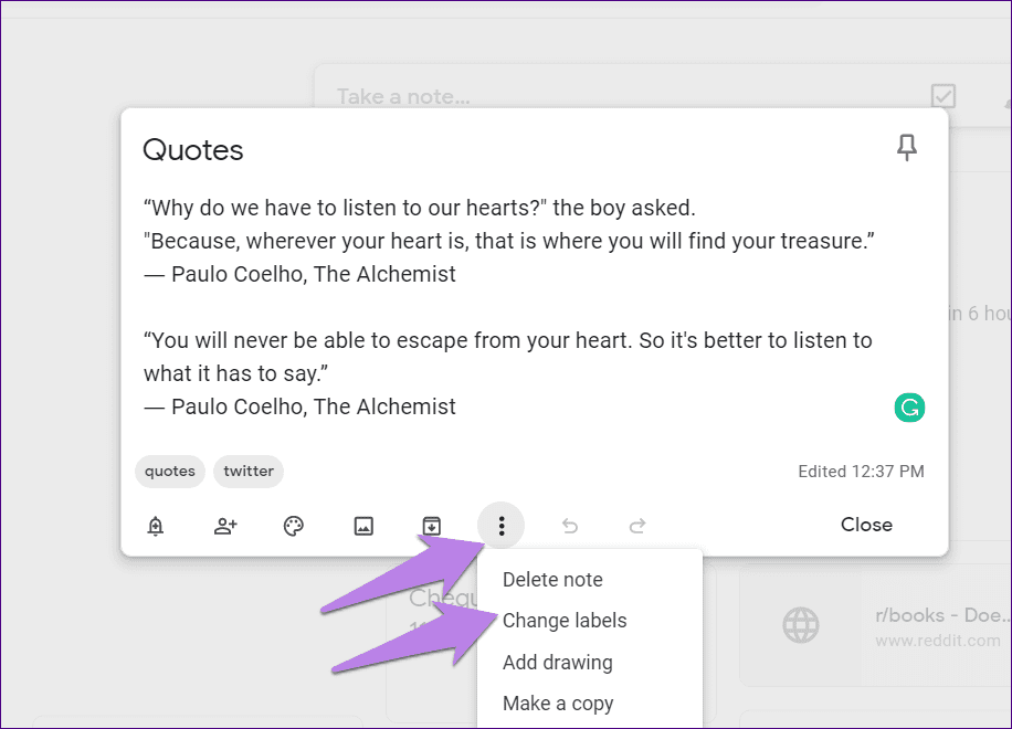 How to use labels in google keep 16