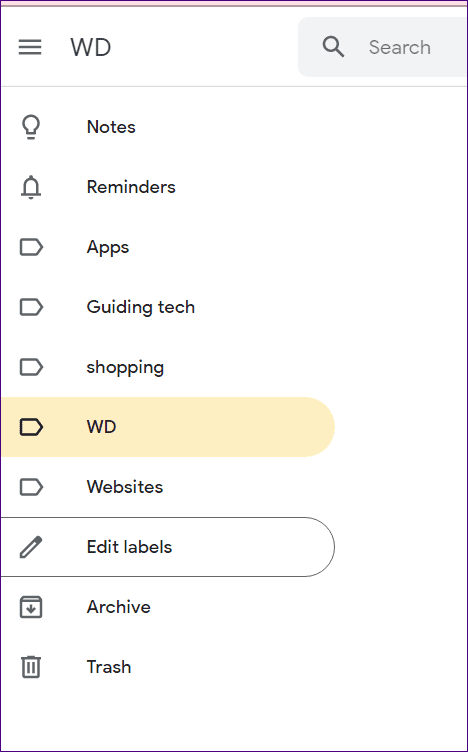 How to use labels in google keep 1