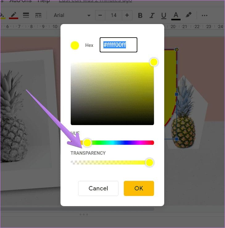 How to use shapes in google slides 12