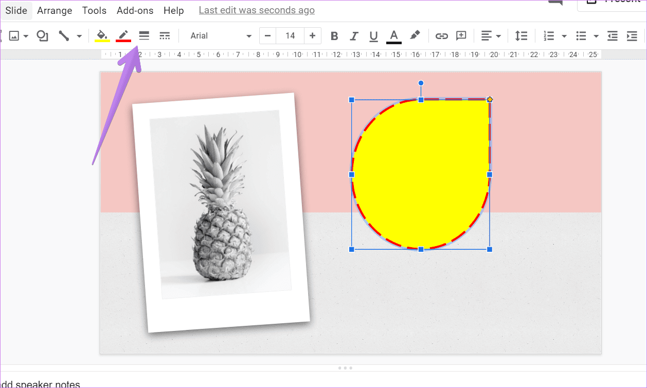 How to use shapes in google slides 6