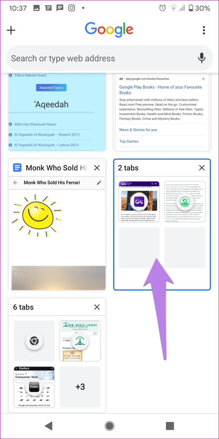 How to use tab groups in chrome mobile android iphone 10