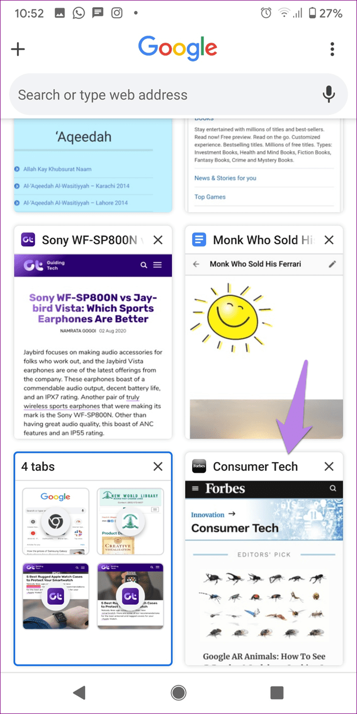 How to use tab groups in chrome mobile android iphone 15