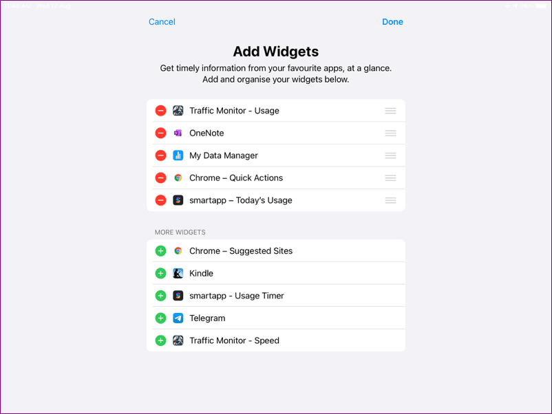 How to use widgets on ipad 15