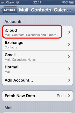 I Cloud Account