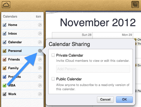 I Cloud Dot Com Sharing Calendar