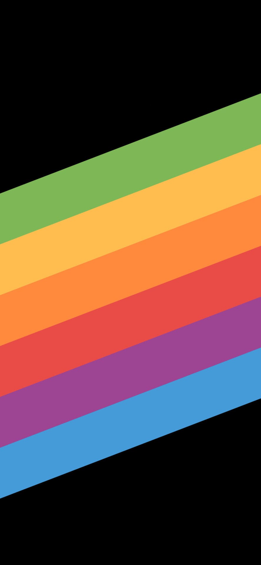 iOS 16 Stripe Wallpaper