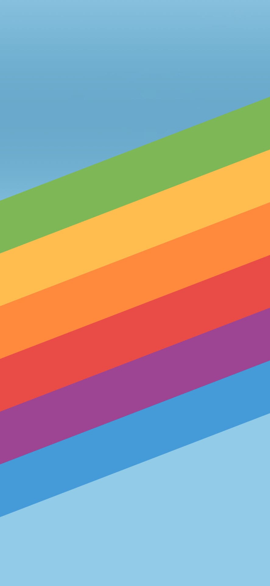 iOS 16 Stripe Wallpaper