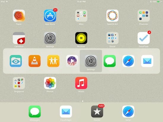 I Pad I Os 9 Shortcuts App Switcher