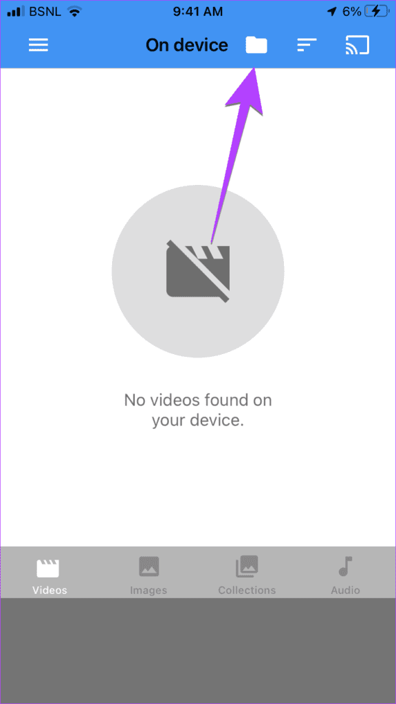 iPhone All Cast App Folder