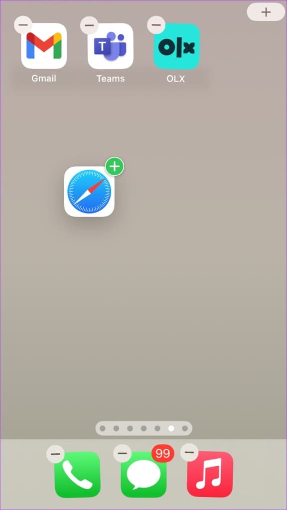 iPhone App Library Search safari Add Home Screen