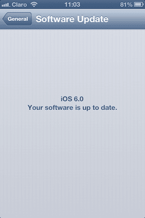 I Phone Software Version1