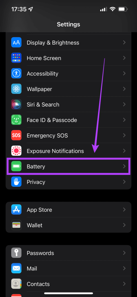 iPhone Settings