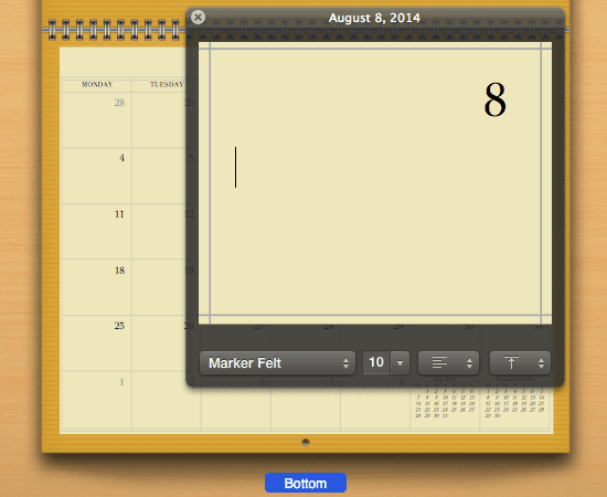 I Photo Calendar Edit Date Content
