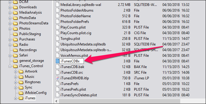 I Tunes Cannot Read The Contents Of The I Phone 9