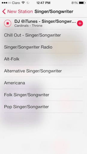 I Tunes Radio New Station Choose