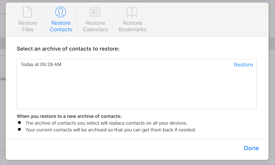 Icloud contacts vs google contacts 5