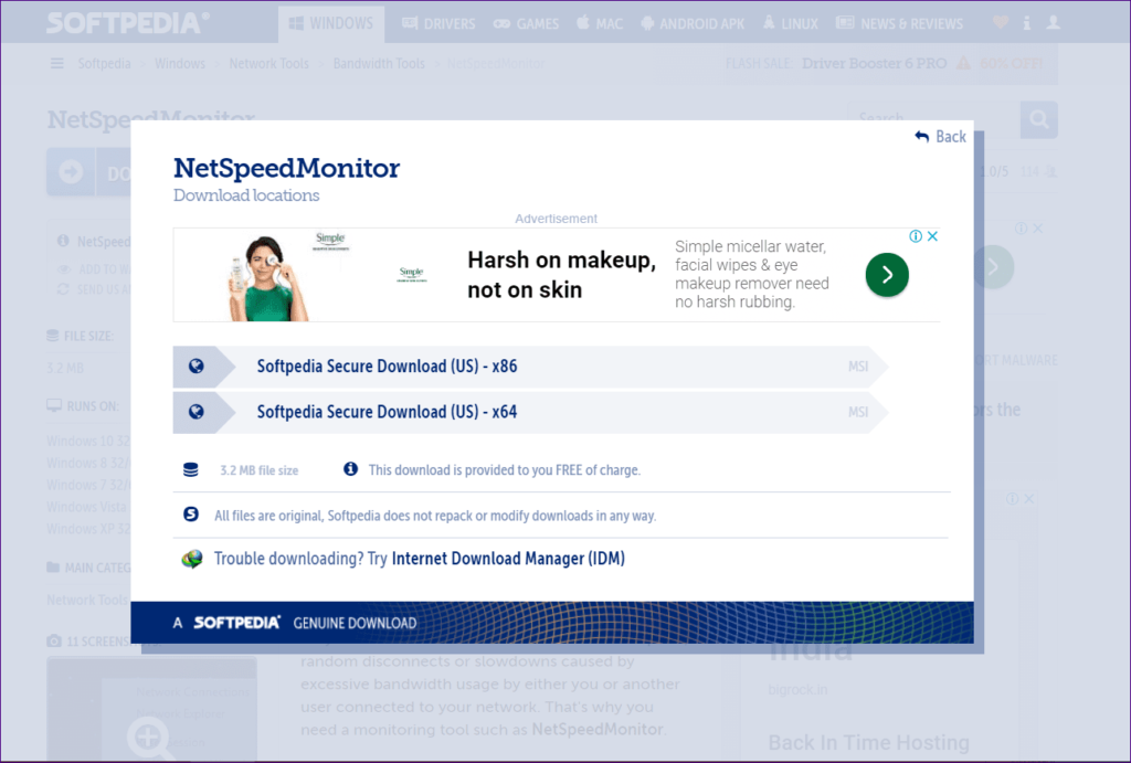 Select one download option - x86 and x64