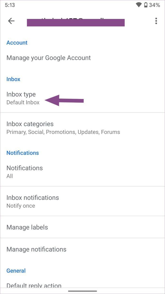 Inbox type