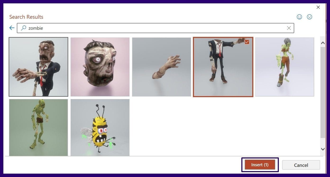 Insert 3d models into microsoft office step 10