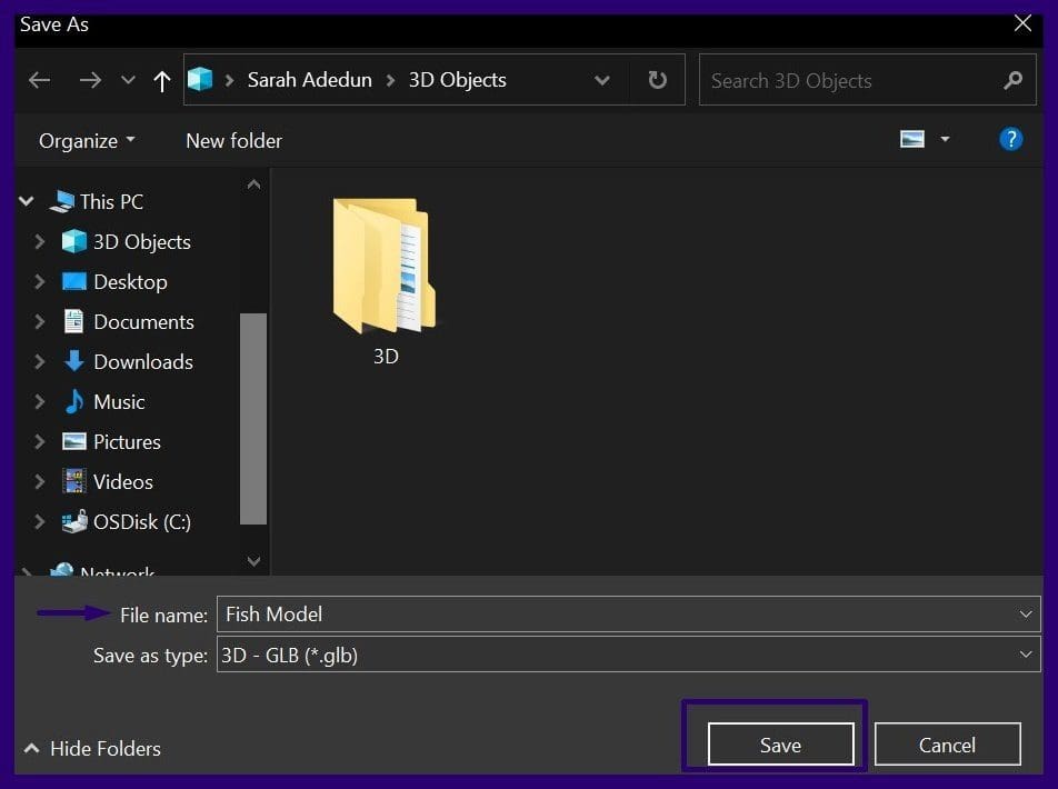 Insert 3d models into microsoft office step 27