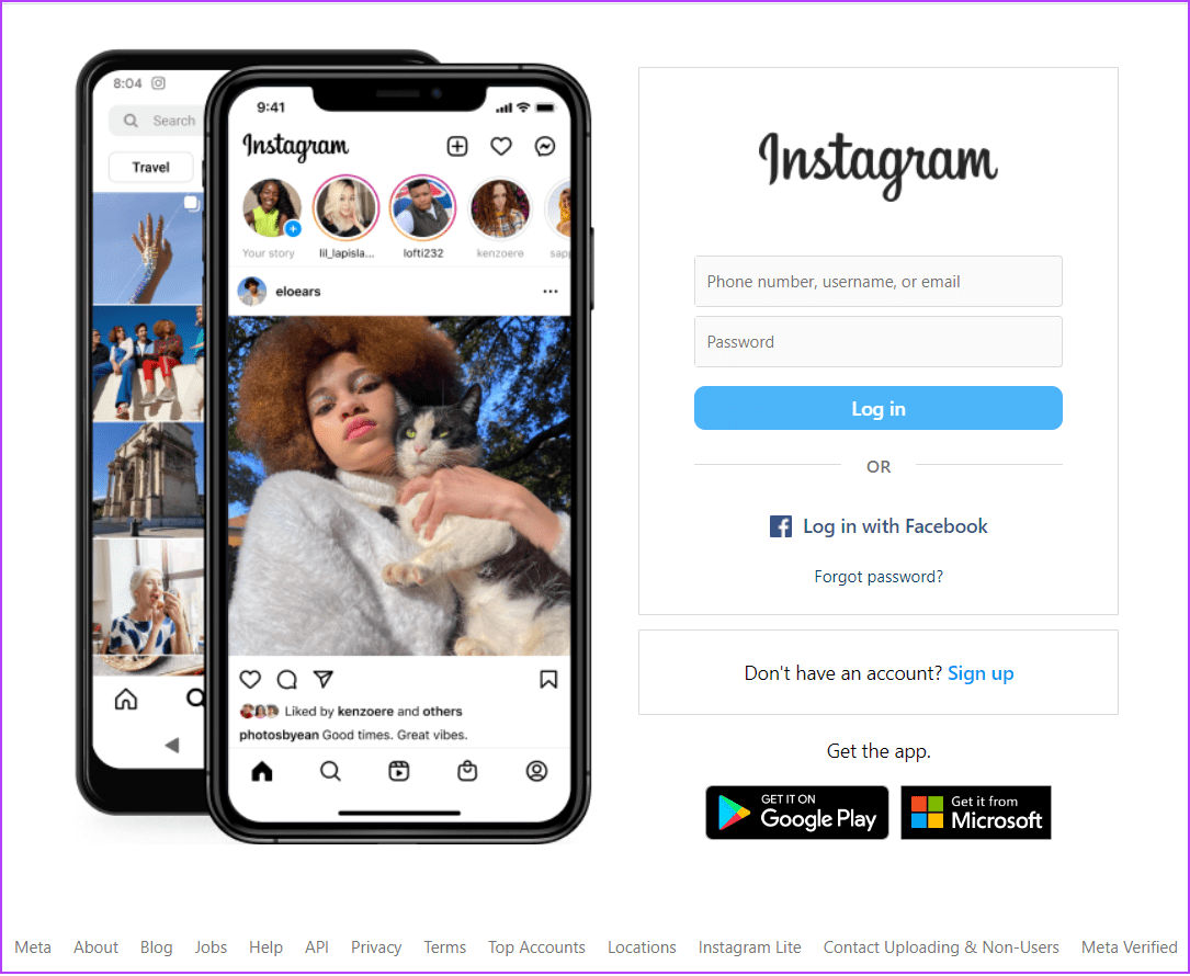 Instagram for browser