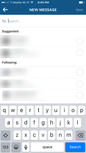 Instagram Instamessage Direct Share 4