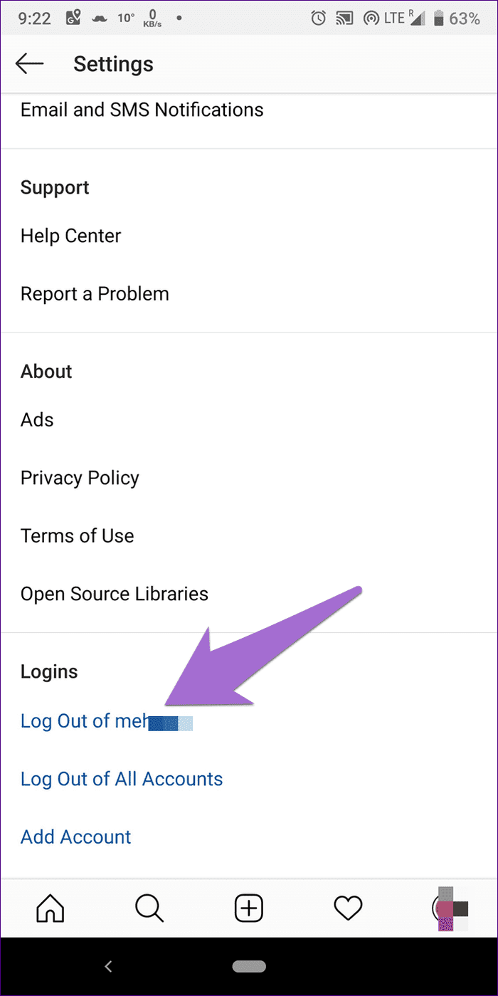 Instagram Remove Remembered Account 3