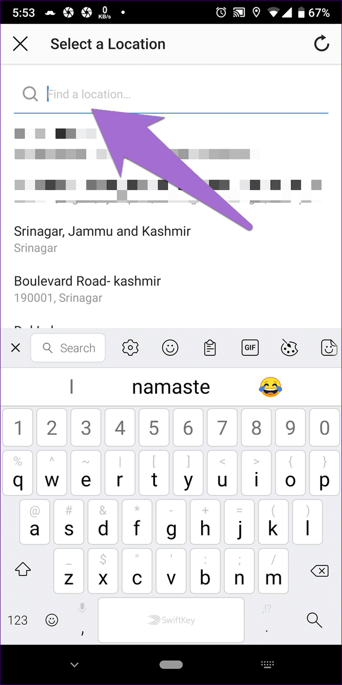 Instagram Stickers 2 Location