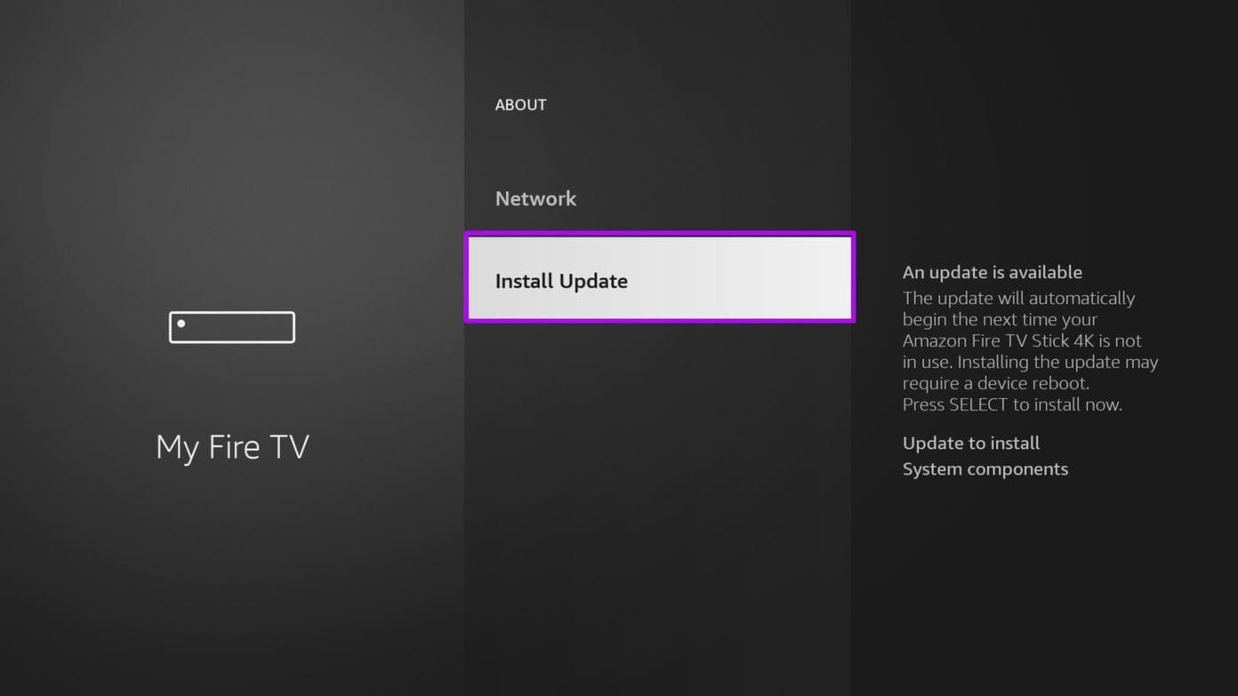 Install fire os update