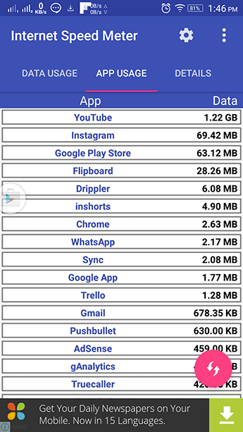 Internet Speed Meter 1