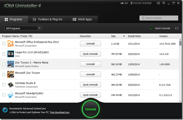 Iobit Uninstaller 4