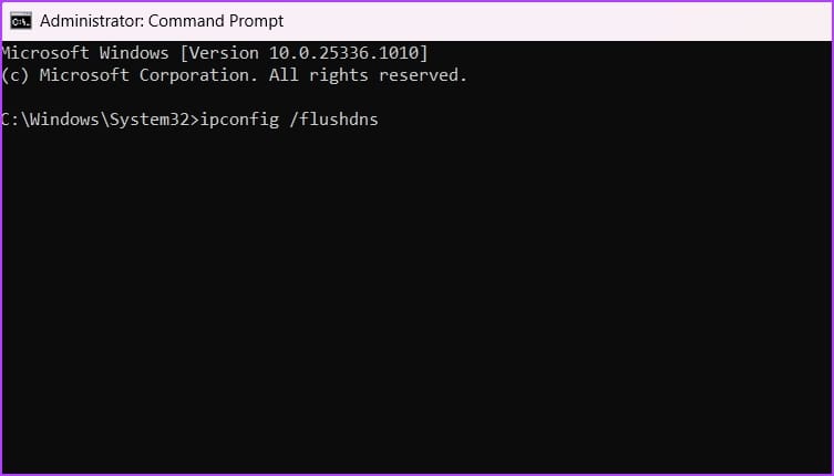 ipconfig command in CMD