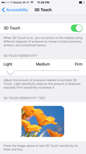 Iphone 6S 3D Touch 4