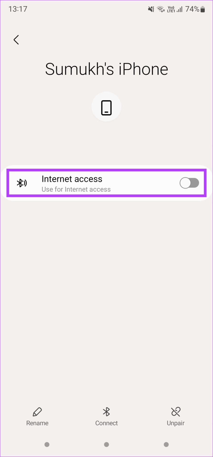 Internet access
