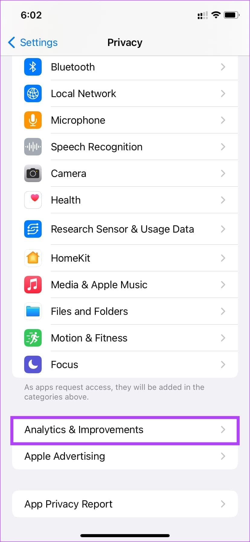Analytics on iPhone