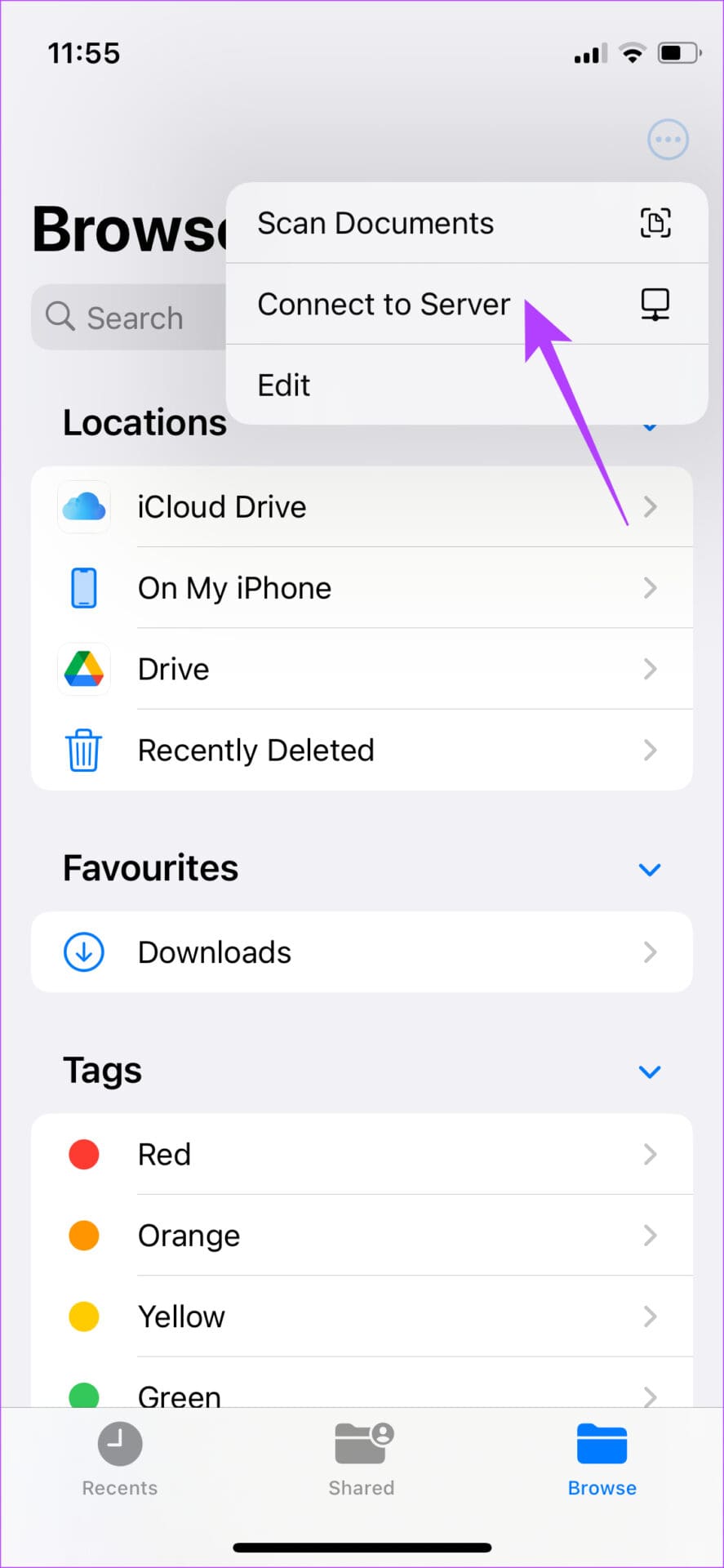 connect to server