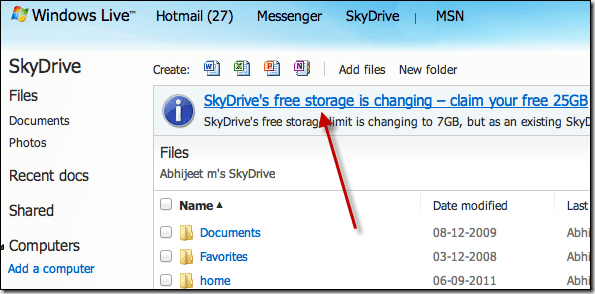 Keepskydrivefree25 Gbstorage1