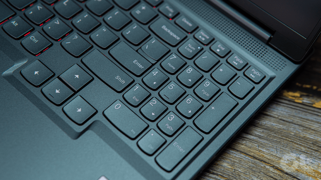 keyboard arrow keys and numpad