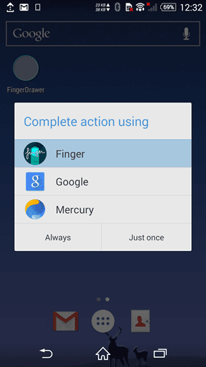 Launching Gestures