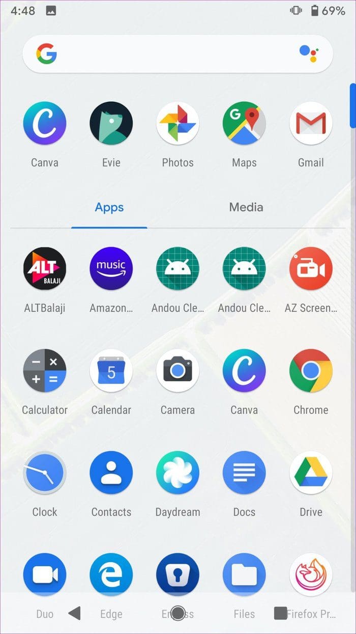 Lawnchair App Drawer
