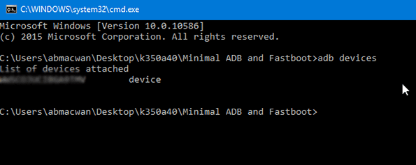 Lenovo Adb