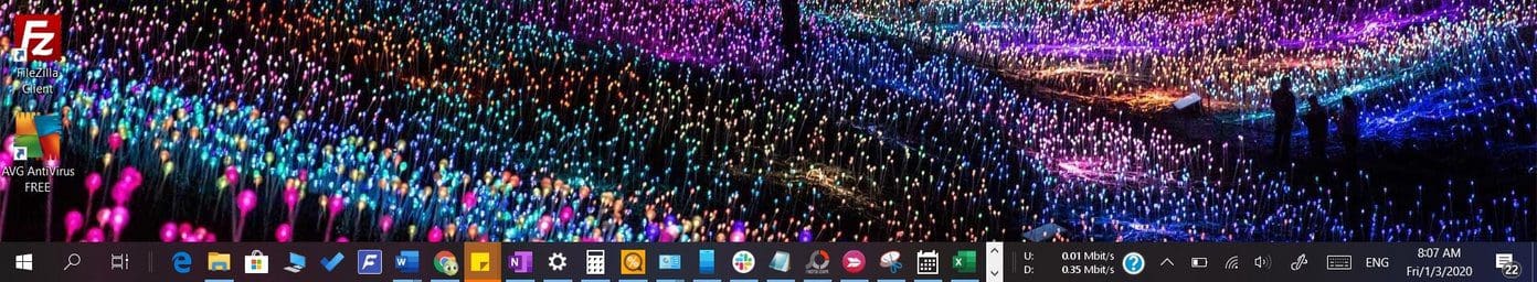 Lock The Taskbar Windows 1