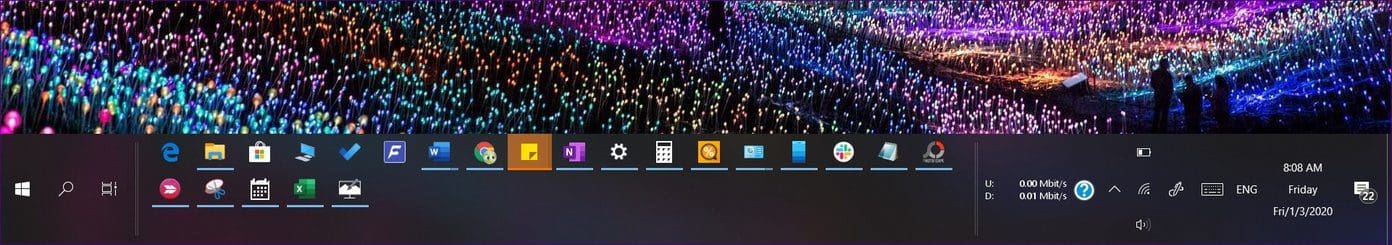 Lock The Taskbar Windows 2