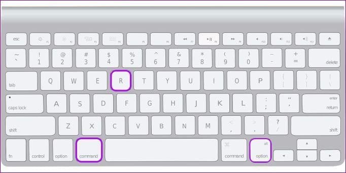 Mac recovery mode how to use opt alt command r